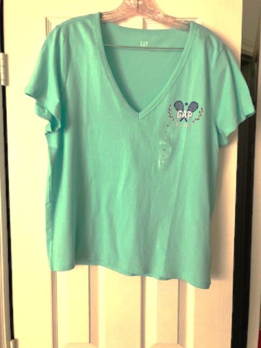 NWOT Gap Factory Cotton Mint T-Shirt Women's Large